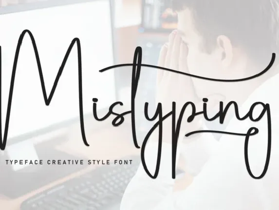 Mistyping font