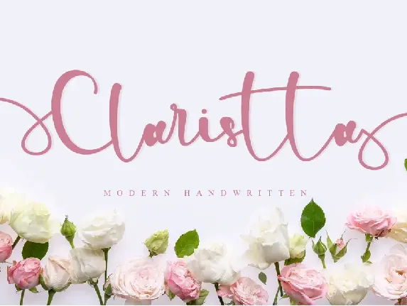 Claristta-PERSONAL USE font