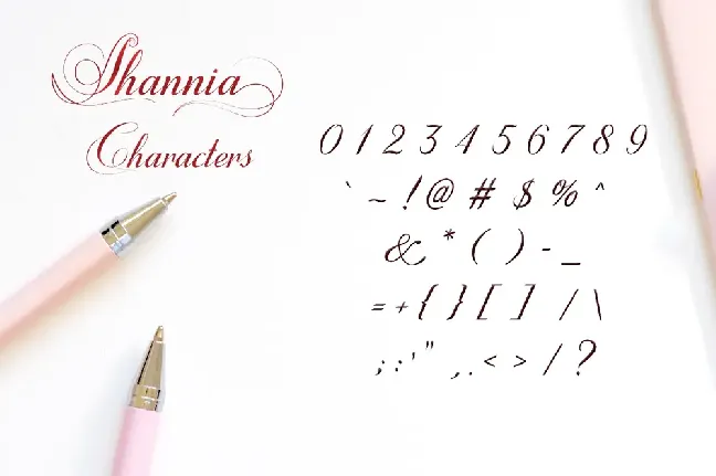 Shannia font