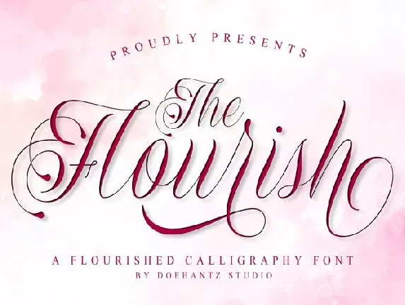 The Flourish font