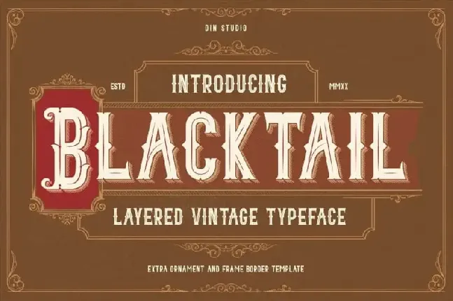 Blacktail Blackletter font