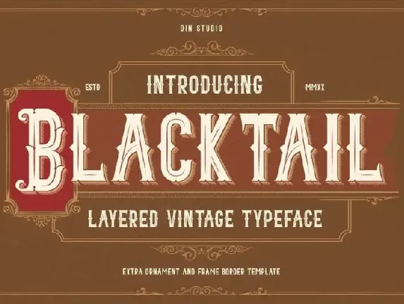 Blacktail Blackletter font