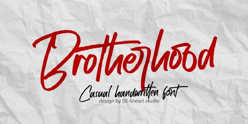 Brotherhood font