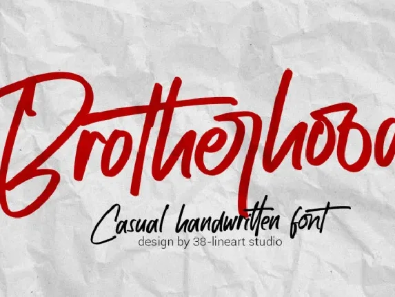 Brotherhood font