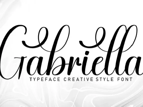 Gabriella Script Typeface font