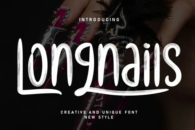 Longnails Script font