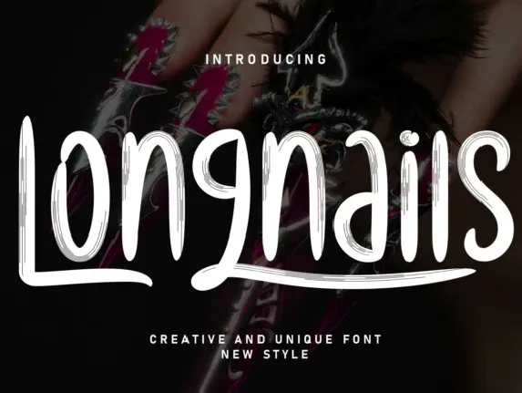 Longnails Script font