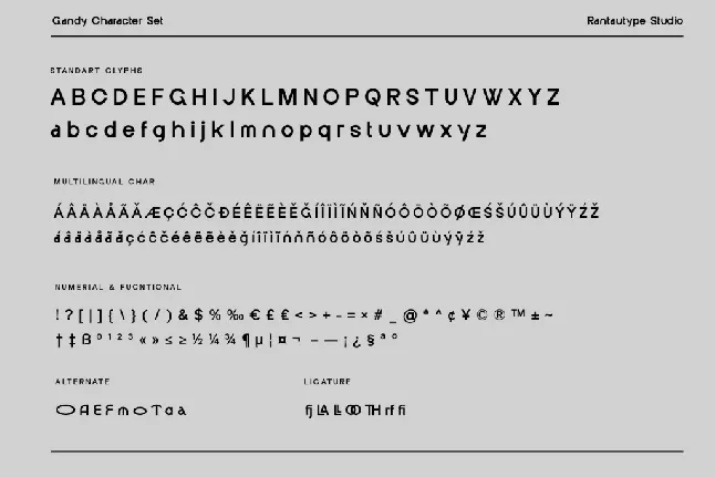 Gendy font