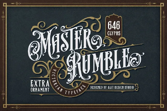 Master Rumble font