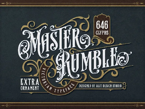 Master Rumble font