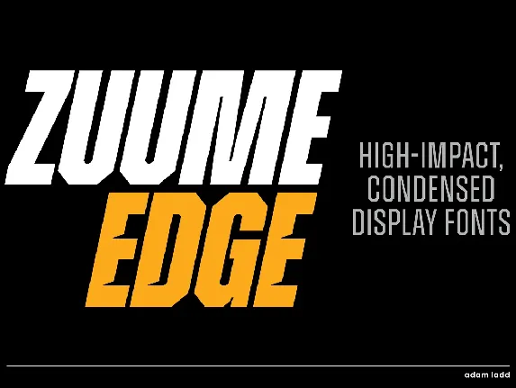 Zuume Edge font family