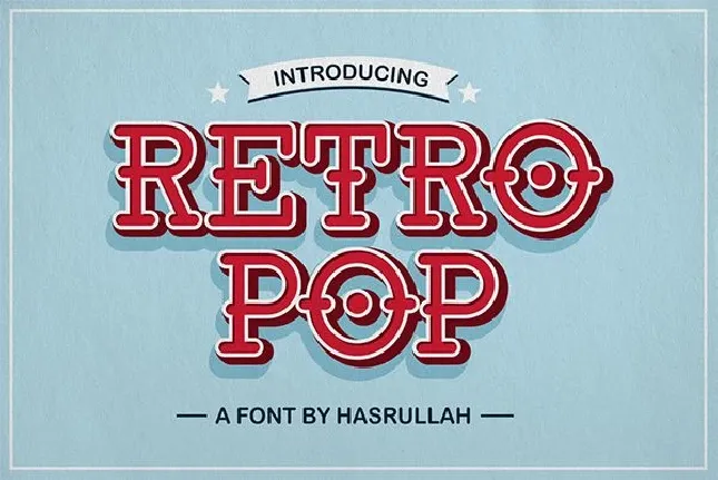 Retro Pop Family font