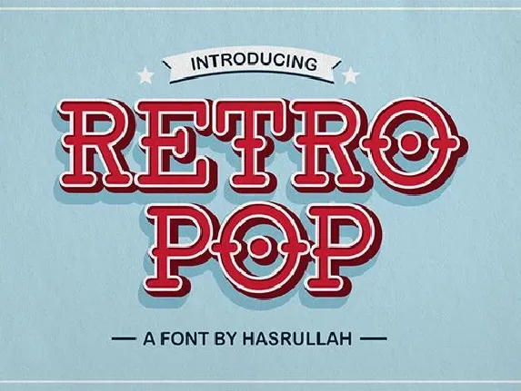 Retro Pop Family font