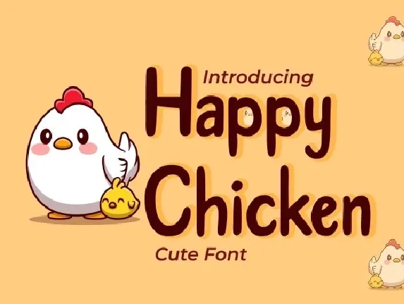 Happy Chicken font