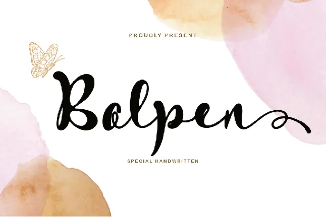 Bolpen font