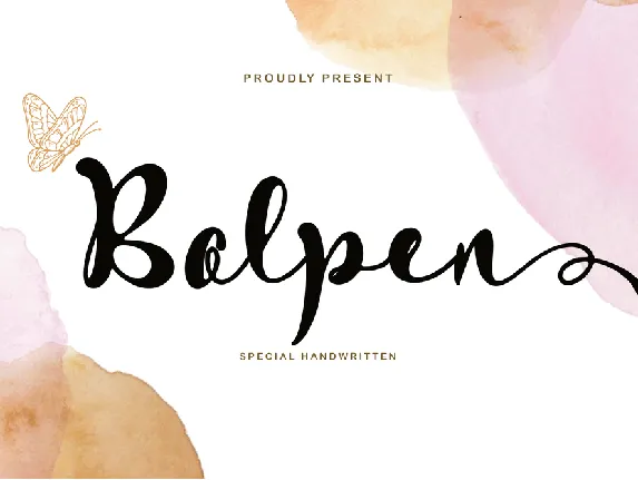 Bolpen font