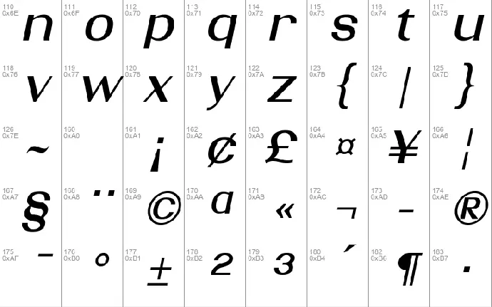 ThennaWSS font