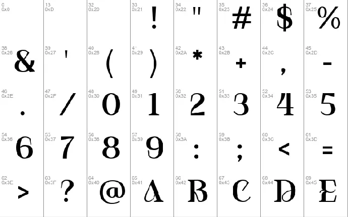 Basmo font