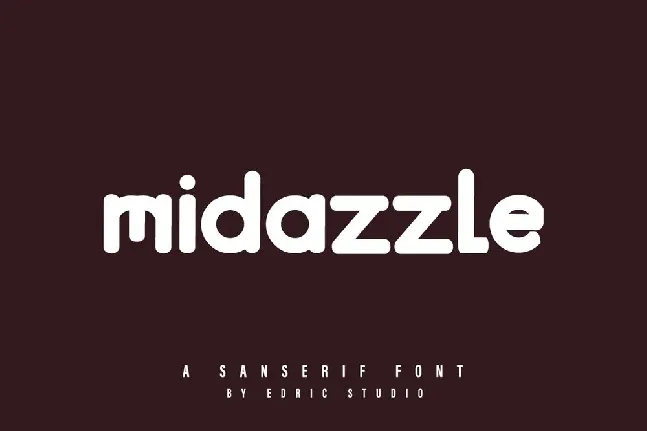 Midazzle Sans Serif font