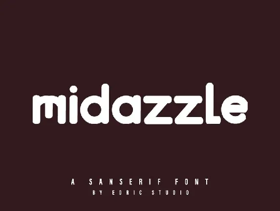 Midazzle Sans Serif font