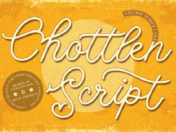 Chottlen Script font