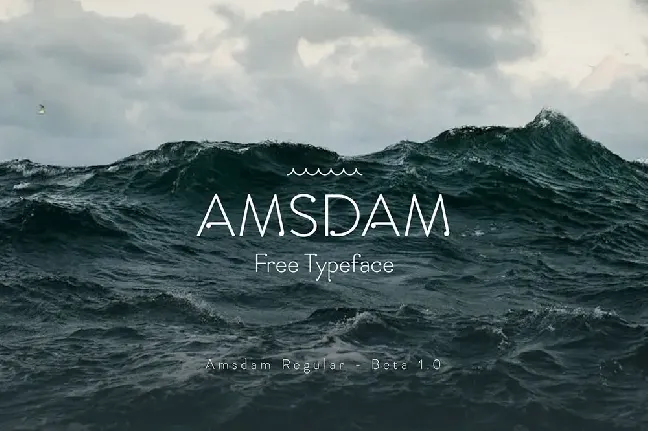 Amsdam font