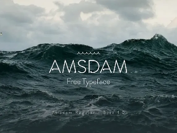 Amsdam font