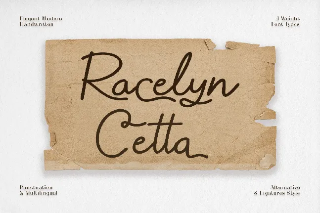 CF Racelyn Cetta DEMO font