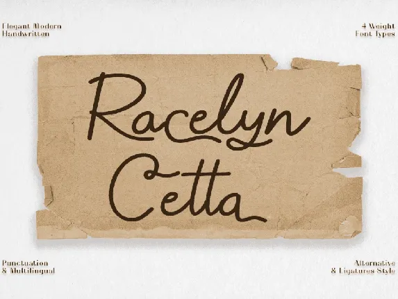 CF Racelyn Cetta DEMO font