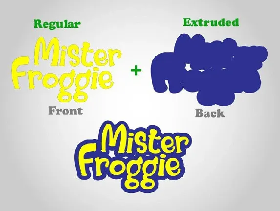 Mister Froggie Playful font