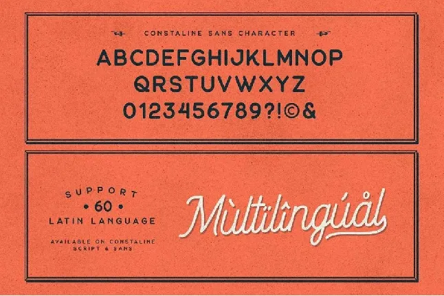 Constaline font