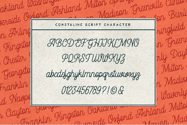 Constaline font