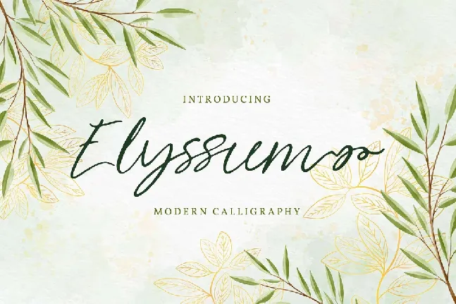 Elyssum font