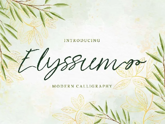 Elyssum font