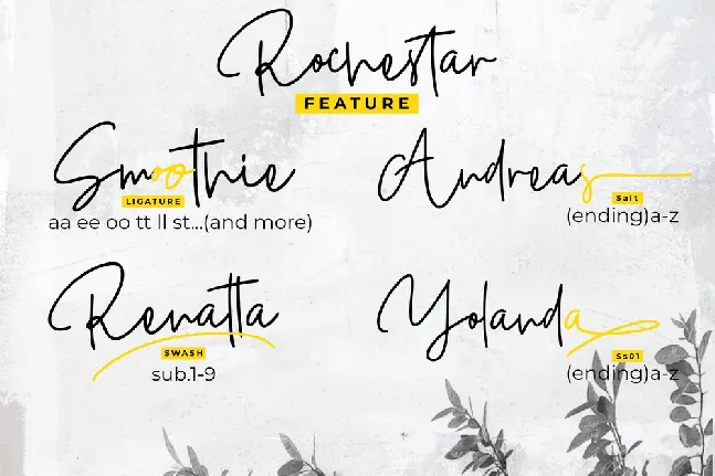 Rochestar Demo font