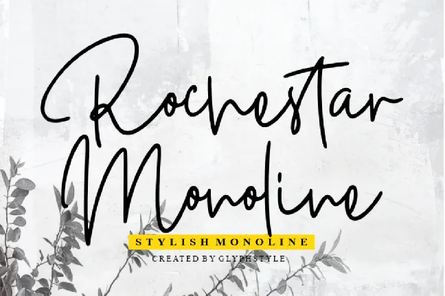 Rochestar Demo font