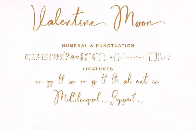 Valentine Moon font