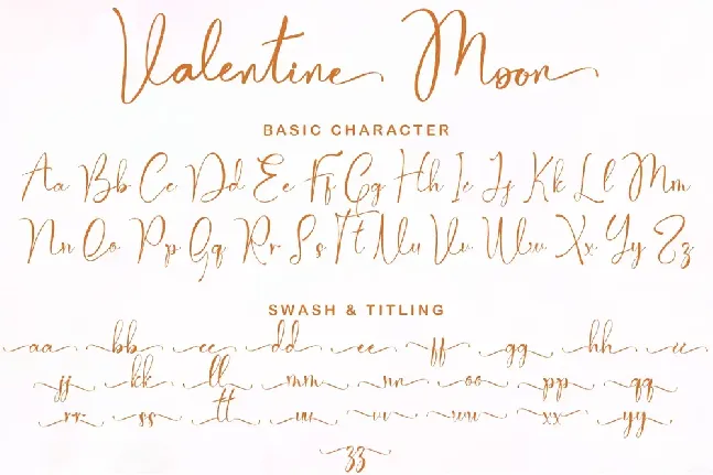 Valentine Moon font