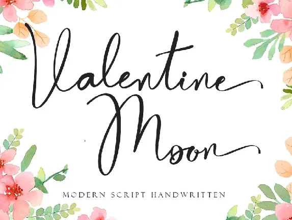 Valentine Moon font