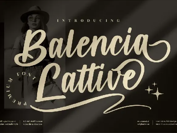 Balencia Lattive font