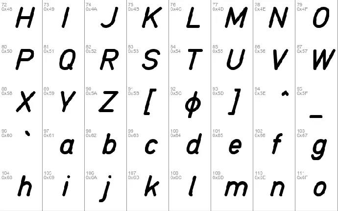 TGL font