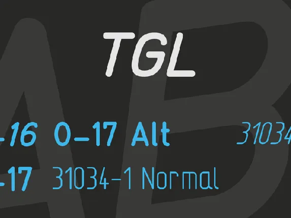 TGL font