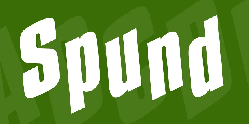 Spund font