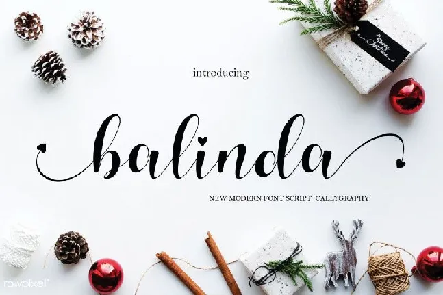 Balinda Calligraphy font