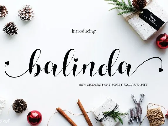 Balinda Calligraphy font