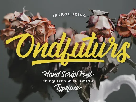 Ondfuturs Script font