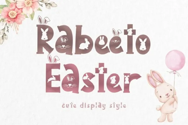 Rabeeto Easter font