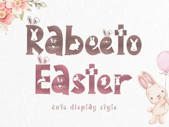 Rabeeto Easter font