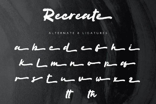 Recreate font