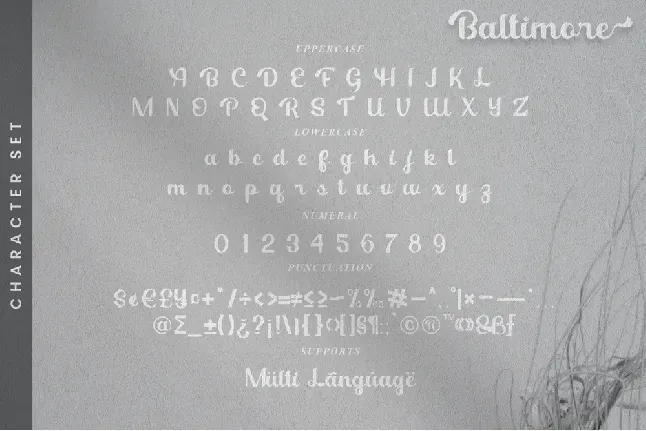 Baltimore font